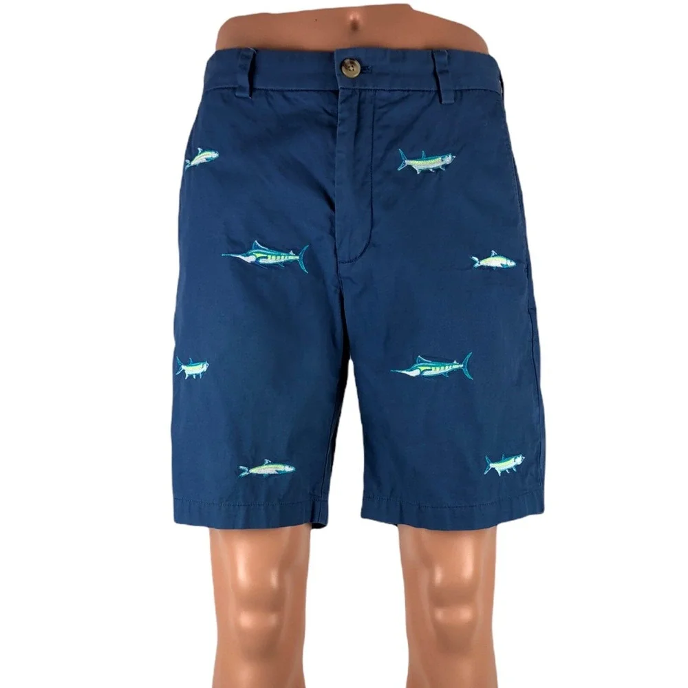 Vineyard Vines Mens 32 Breaker Shorts Blue 8